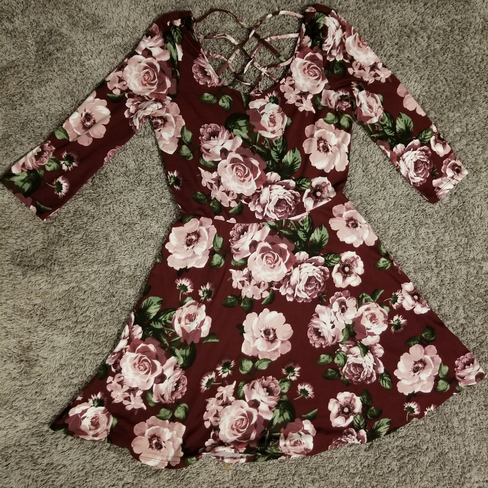 By & By Flower Dress NWOT